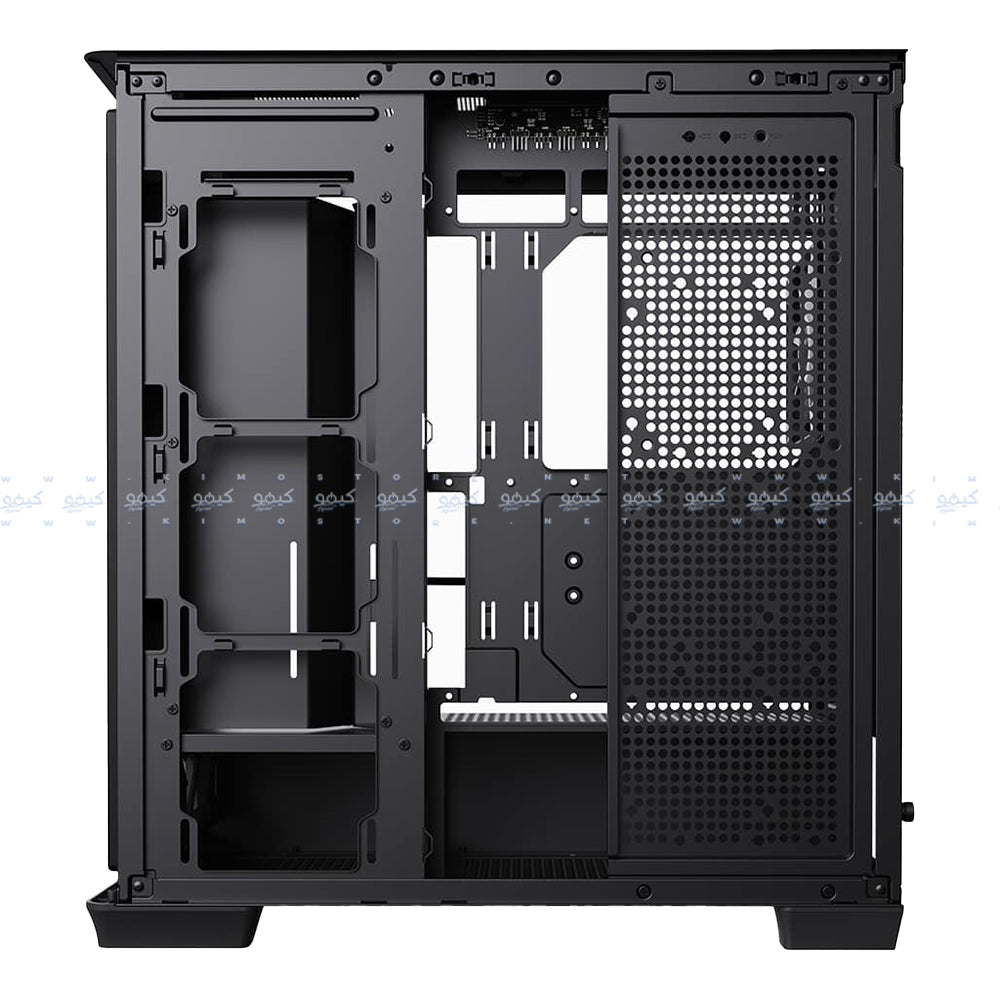 APNX C1-R-BK-V1 ARGB Gaming Mid Tower Case - Black