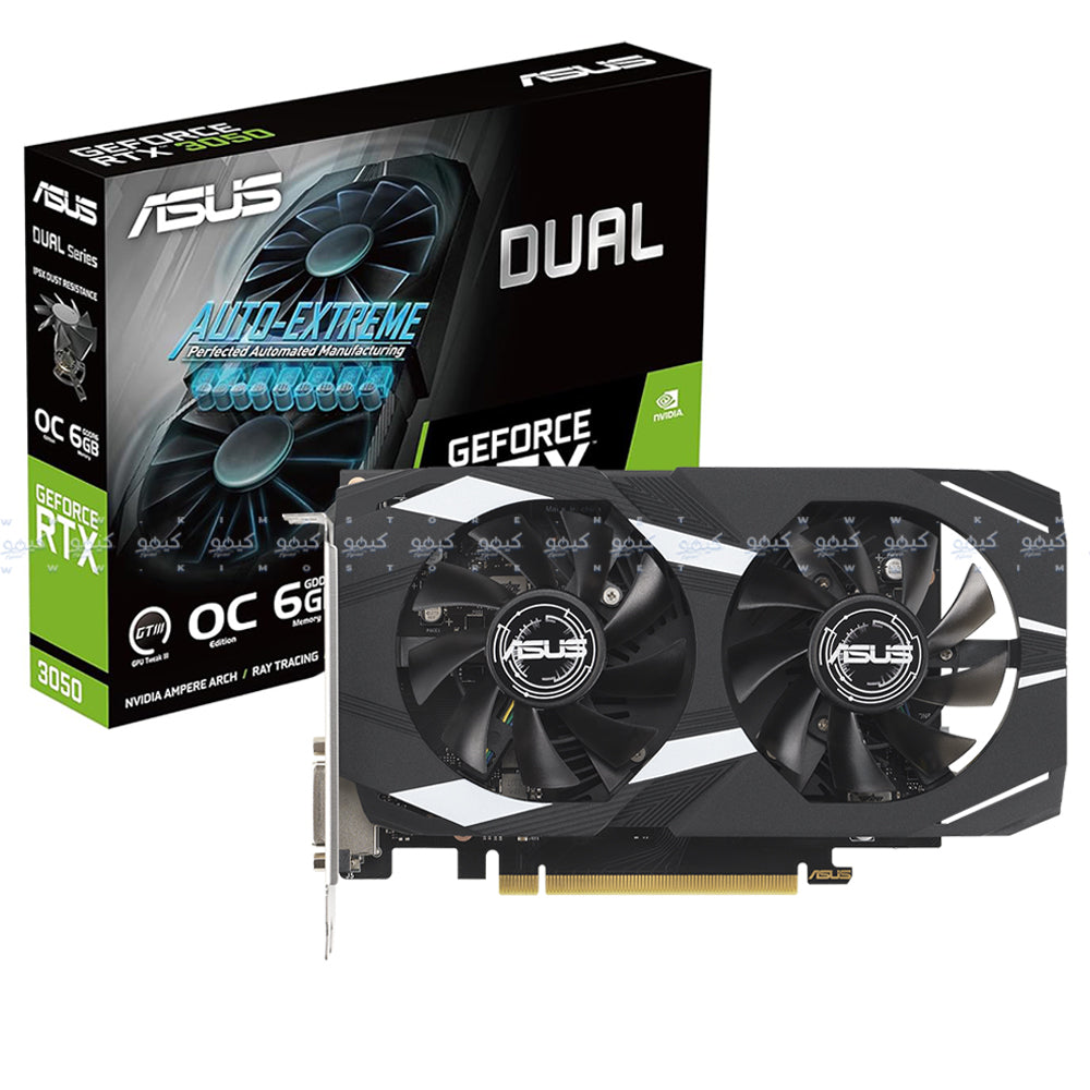كارت شاشة اسوس Dual GeForce RTX 3050 OC 6GB GDDR6