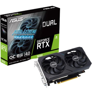 ASUS Dual GeForce RTX 3050 V2 OC 8GB GDDR6 Graphics Card