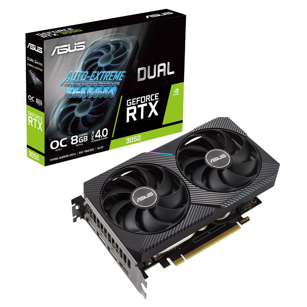 ASUS GeForce RTX 3050 Dual OC 6GB GDDR6 Graphics Card