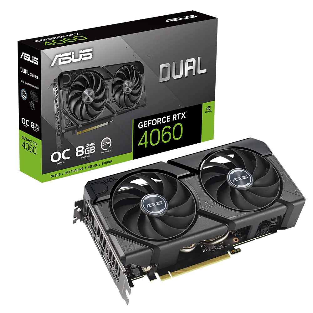 ASUS GeForce RTX 4060 Dual OC EVO 8GB GDDR6 Graphics Card