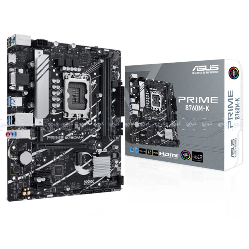 مازر بورد أسوس PRIME B760M-K DDR5 سوكيت معالج LGA 1700