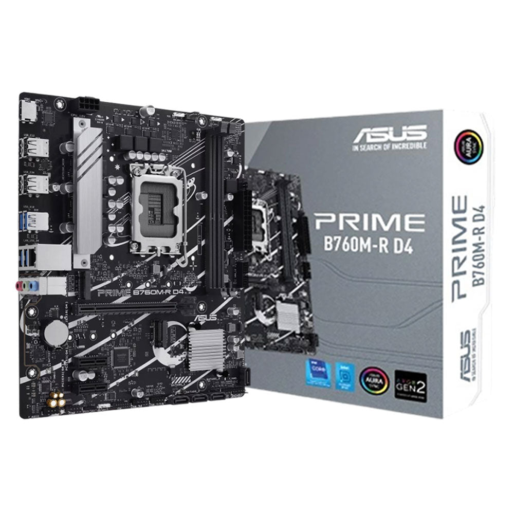 ASUS PRIME B760M-R D4 DDR4 Motherboard LGA 