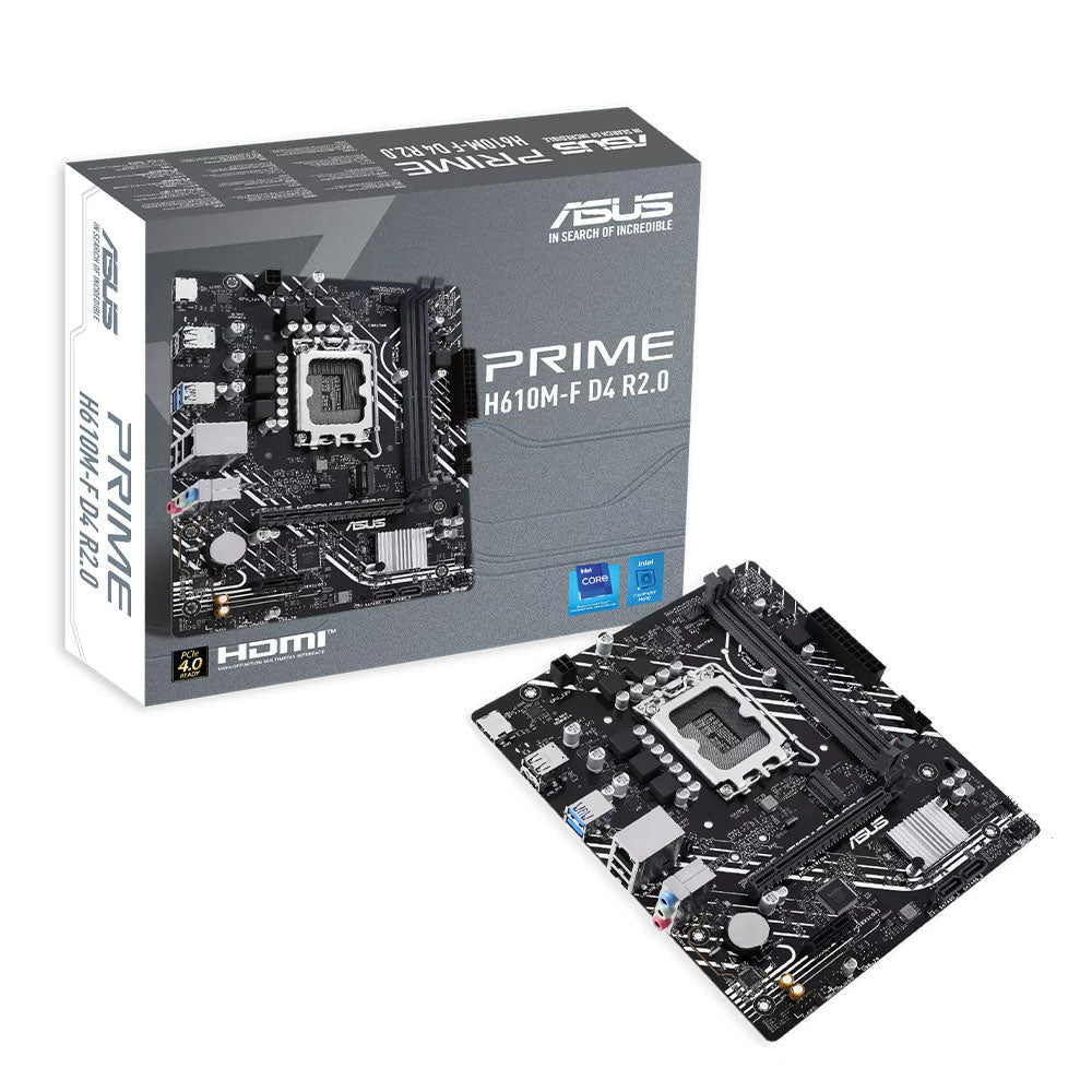 ASUS PRIME H610M-F D4 R2.0 DDR4 Motherboard LGA 1700