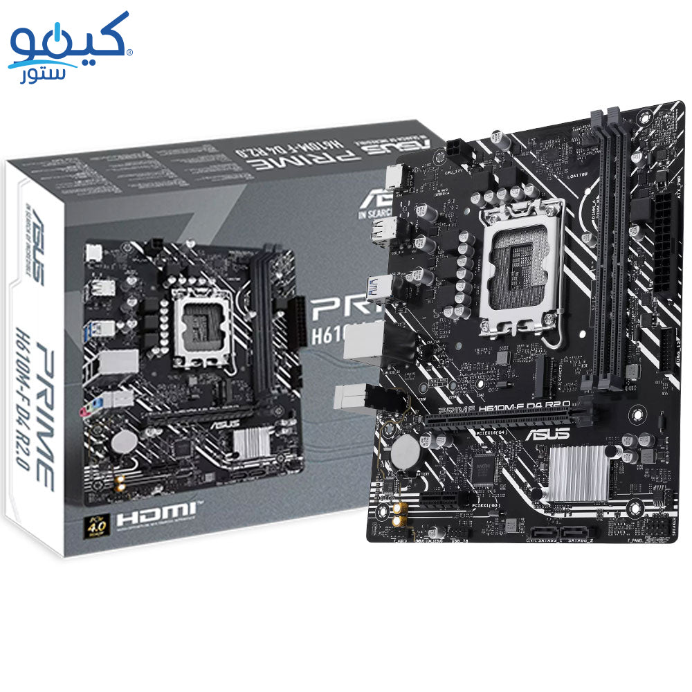 ASUS PRIME H610M-F D4 R2.0 DDR4 Motherboard LGA 1700
