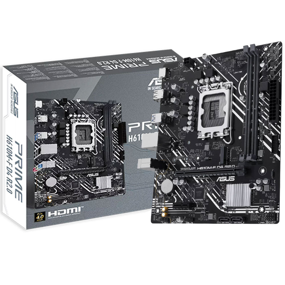 مازر بورد أسوس H610M-F D4 R2.0 سوكيت معالج LGA 1700