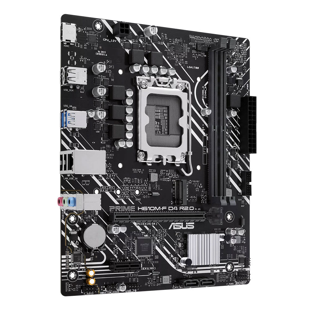 ASUS PRIME H610M-F D4 R2.0 DDR4 Motherboard LGA 1700