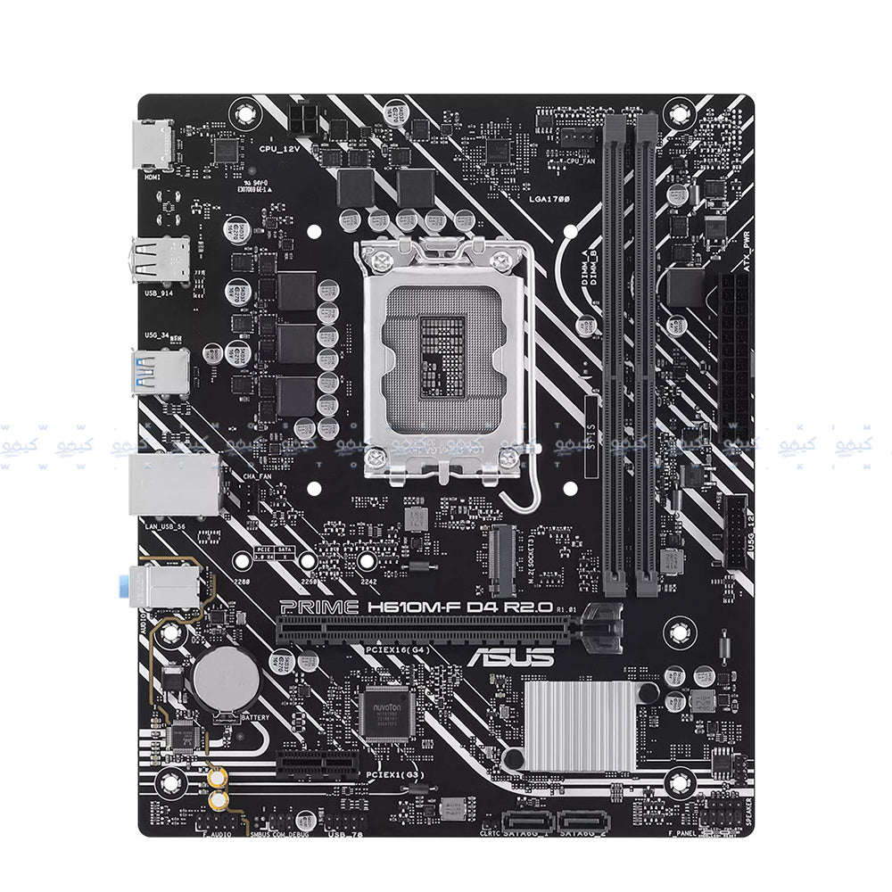 مازر بورد أسوس H610M-F D4 R2.0 سوكيت معالج LGA 1700