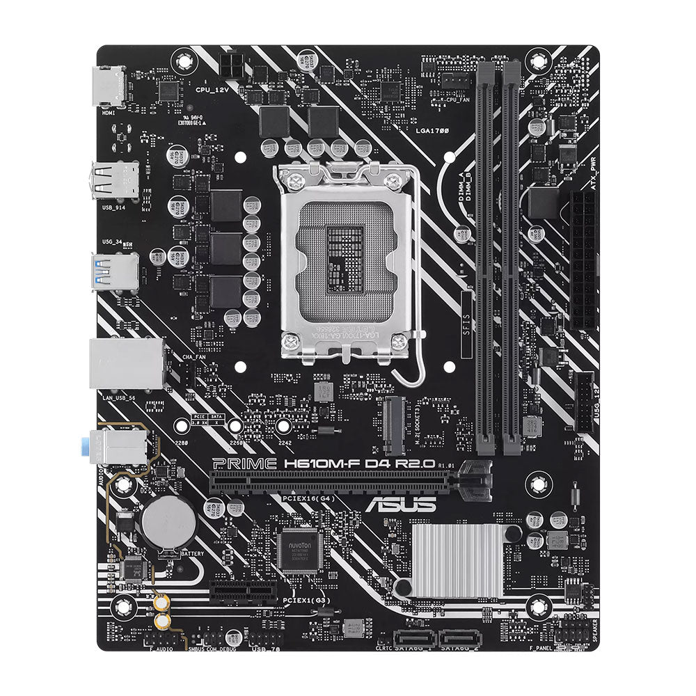 ASUS PRIME H610M-F D4 R2.0 DDR4 Motherboard LGA 1700