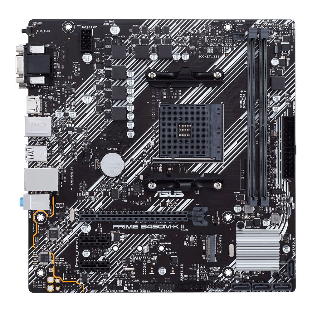 ASUS Prime B450M-K II DDR4 Motherboard AM4