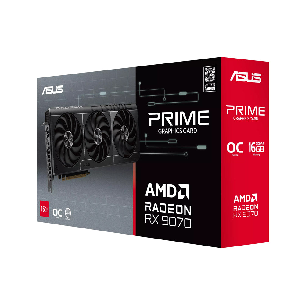 كارت شاشة اسوس Prime Radeon RX 9070 OC 16GB GDDR6