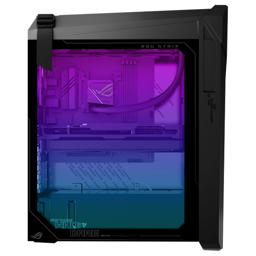 كمبيوتر ميد تاور اسوس جيمنج ROG STRIX G16CHR (انتل كور  i7-13700F - رام 32 جيجابايت - هارد 1 تيرابايت M.2 NVMe - نفيديا جيفورس 8 جيجابايت RTX 4060 GDDR6 - ويندوز 11 - كيبورد + ماوس) - أسود
