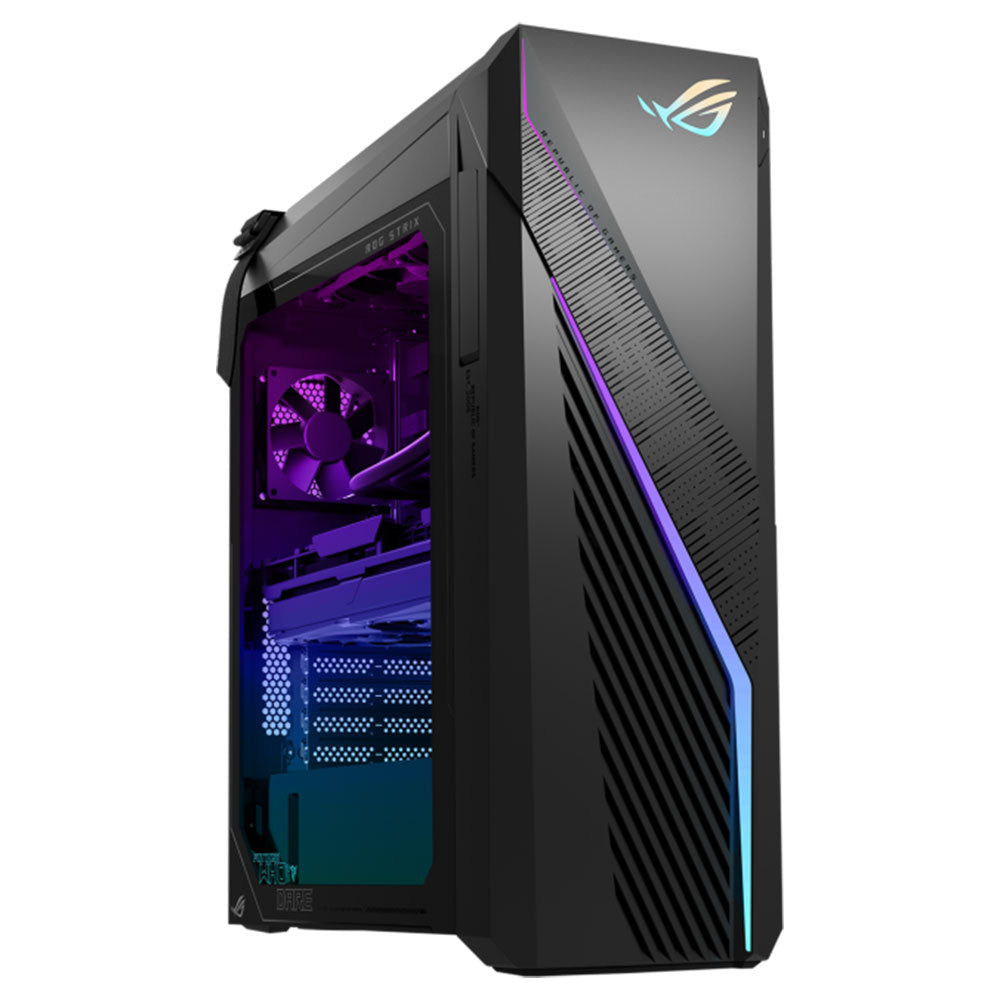 كمبيوتر ميد تاور اسوس جيمنج ROG STRIX G16CHR (انتل كور  i7-13700F - رام 32 جيجابايت - هارد 1 تيرابايت M.2 NVMe - نفيديا جيفورس 8 جيجابايت RTX 4060 GDDR6 - ويندوز 11 - كيبورد + ماوس) - أسود
