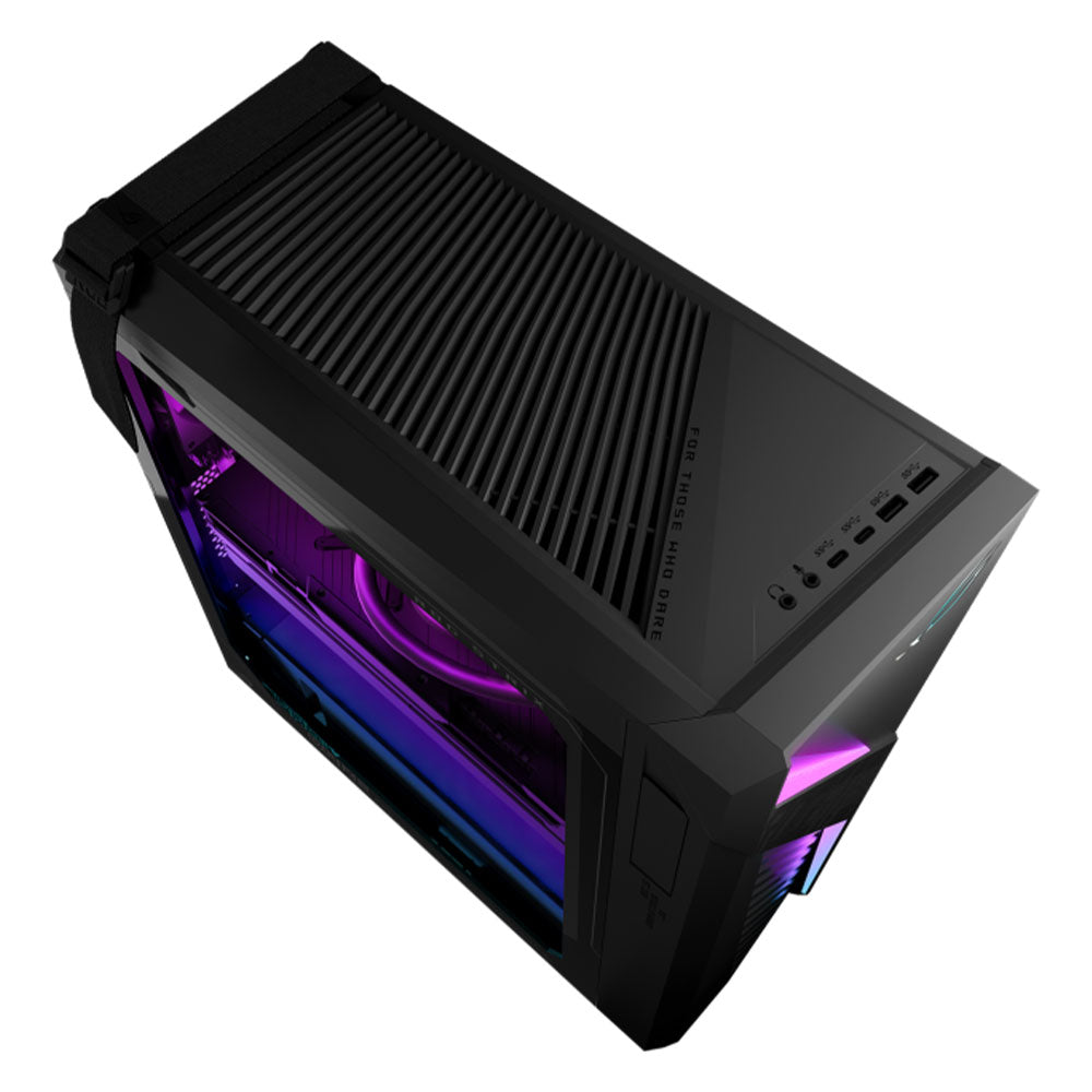 كمبيوتر ميد تاور اسوس جيمنج ROG STRIX G16CHR (انتل كور  i7-13700F - رام 32 جيجابايت - هارد 1 تيرابايت M.2 NVMe - نفيديا جيفورس 8 جيجابايت RTX 4060 GDDR6 - ويندوز 11 - كيبورد + ماوس) - أسود
