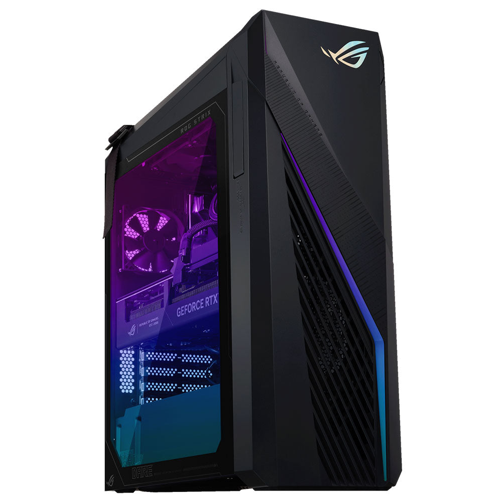 كمبيوتر ميد تاور اسوس جيمنج ROG STRIX G16CHR (انتل كور i7-14700F - رام 32 جيجابايت - هارد 1 تيرابايت M.2 NVMe - نفيديا جيفورس 12 جيجابايت RTX 4070 GDDR6X - ويندوز 11 - كيبورد + ماوس) - أسود
