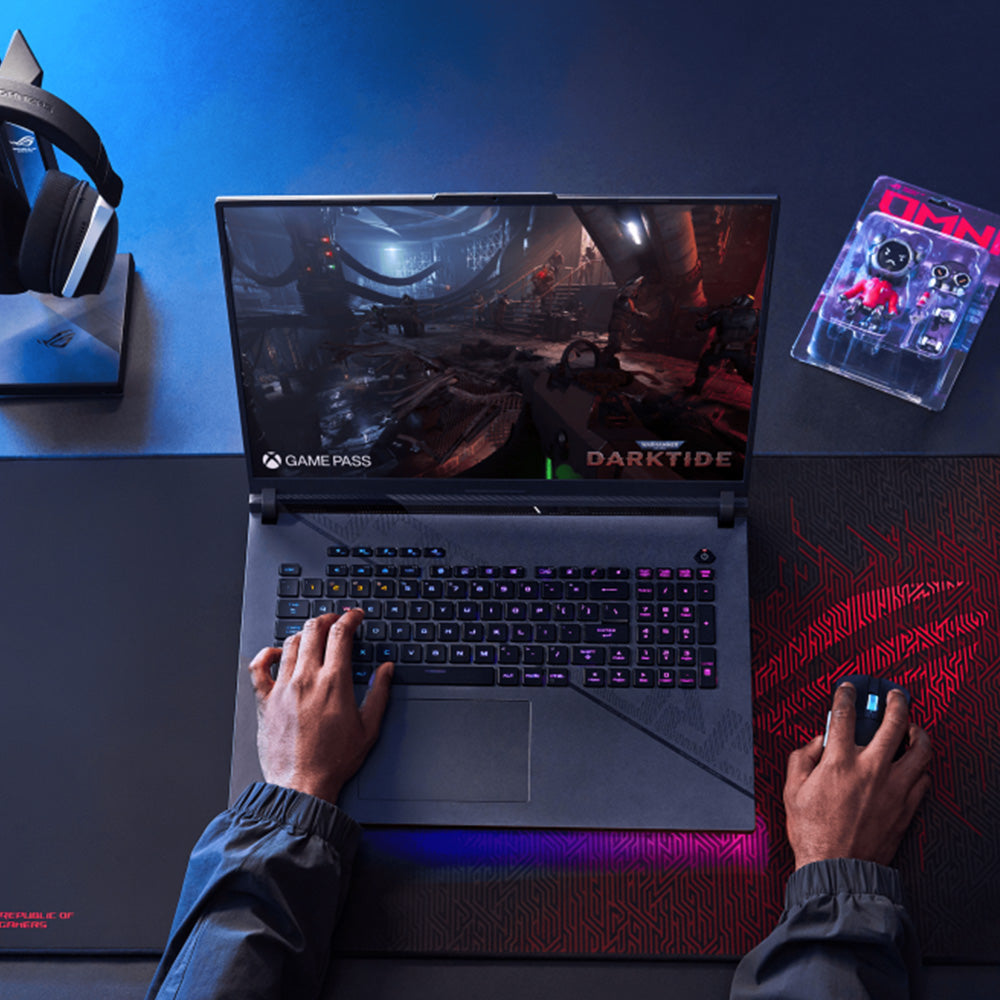 لاب توب اسوس ROG Strix G16 (2024) G614JVR-N3044W (انتل كور i9-14900HX - رام 16 جيجابايت - هارد 1 تيرابايت M.2 NVMe - نفيديا 8 جيجابايت RTX 4060 - شاشة 16.0 بوصة 165 هرتز WUXGA IPS - ويندوز 11) - رمادي