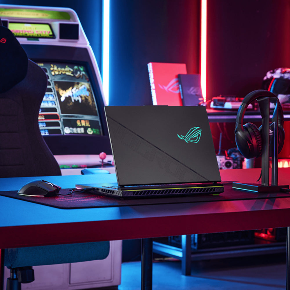 لاب توب اسوس ROG Strix G16 (2024) G614JVR-N3044W (انتل كور i9-14900HX - رام 16 جيجابايت - هارد 1 تيرابايت M.2 NVMe - نفيديا 8 جيجابايت RTX 4060 - شاشة 16.0 بوصة 165 هرتز WUXGA IPS - ويندوز 11) - رمادي