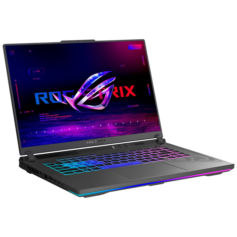 لاب توب اسوس ROG Strix G16 (2024) G614JVR-N3044W (انتل كور i9-14900HX - رام 16 جيجابايت - هارد 1 تيرابايت M.2 NVMe - نفيديا 8 جيجابايت RTX 4060 - شاشة 16.0 بوصة 165 هرتز WUXGA IPS - ويندوز 11) - رمادي