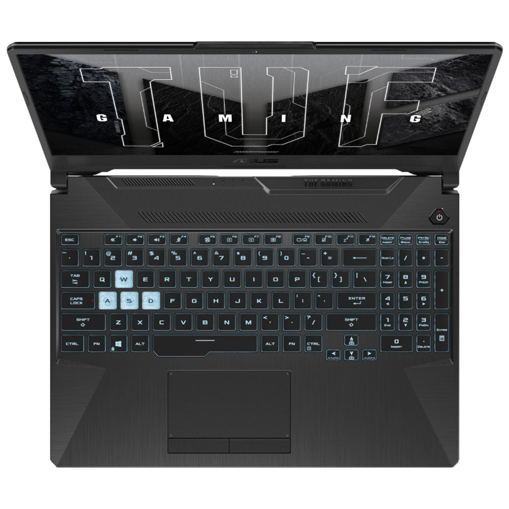 لاب توب اسوس جيمنج TUF Gaming A15 FA506NCQ-HN167W (اي إم دي رايزن  7 170 - رام 16 جيجابايت - هارد 512 جيجابايت M.2 NVMe - نفيديا 4 جيجابايت RTX 3050 - شاشة 15.6 بوصة 144 هرتز  FHD IPS - ويندوز 11)