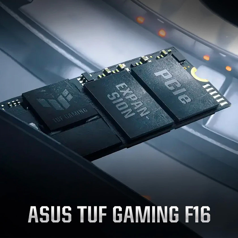 ASUS TUF Gaming F16 FX607VU-RL007W Laptop (Intel Core i7-13620H - 16GB Ram - M.2 NVMe 512GB - Nvidia RTX 4050 6GB - 16.0 Inch WUXGA IPS - Win11) - Mecha Gray