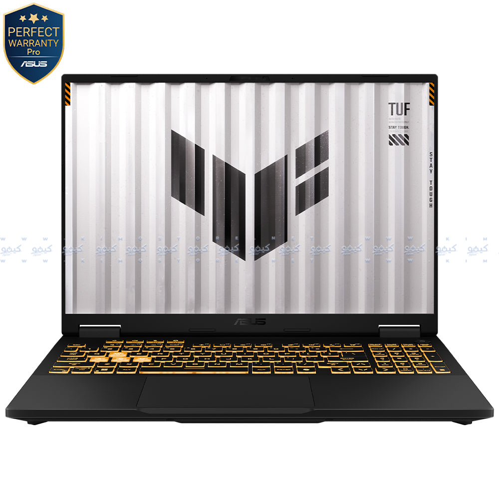 لاب توب اسوس جيمنج TUF Gaming F16 FX607VU-RL805W (انتل كور 5-210H - رام 8 جيجابايت - هارد 512 جيجابايت M.2 NVMe - نفيديا 6 جيجابايت RTX 4050 - شاشة 16.0 بوصة WUXGA IPS - ويندوز 11) - رمادي داكن