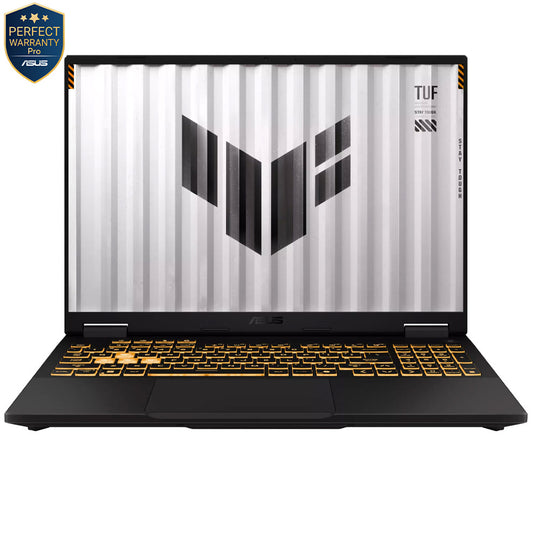 لاب توب اسوس جيمنج TUF Gaming F16 FX608JHI-TU655W (انتل كور i5 14450HX  - رام 16 جيجابايت - هارد 512 جيجابايت M.2 NVMe - نفيديا 8 جيجابايت RTX 5050 - شاشة 16.0 بوصة 144 هرتز WUXGA IPS - ويندوز 11) - رمادي داكن