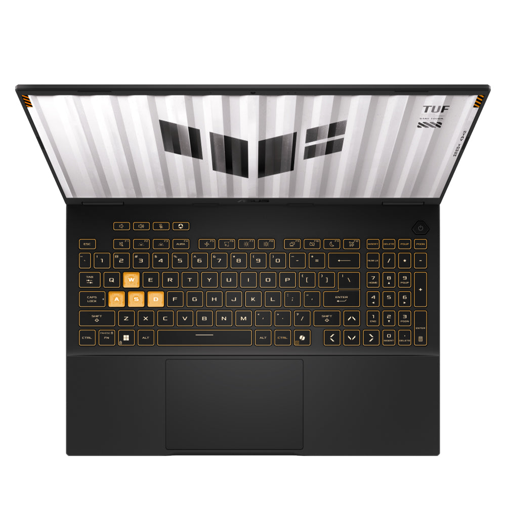 ASUS TUF Gaming F16 FX608JMI-TU657W Laptop (Intel Core i7-14650HX - 16GB Ram - M.2 NVMe 512GB - Nvidia RTX 5060 8GB - 16.0 Inch WUXGA IPS 144Hz - Win11) - Jaeger Gray