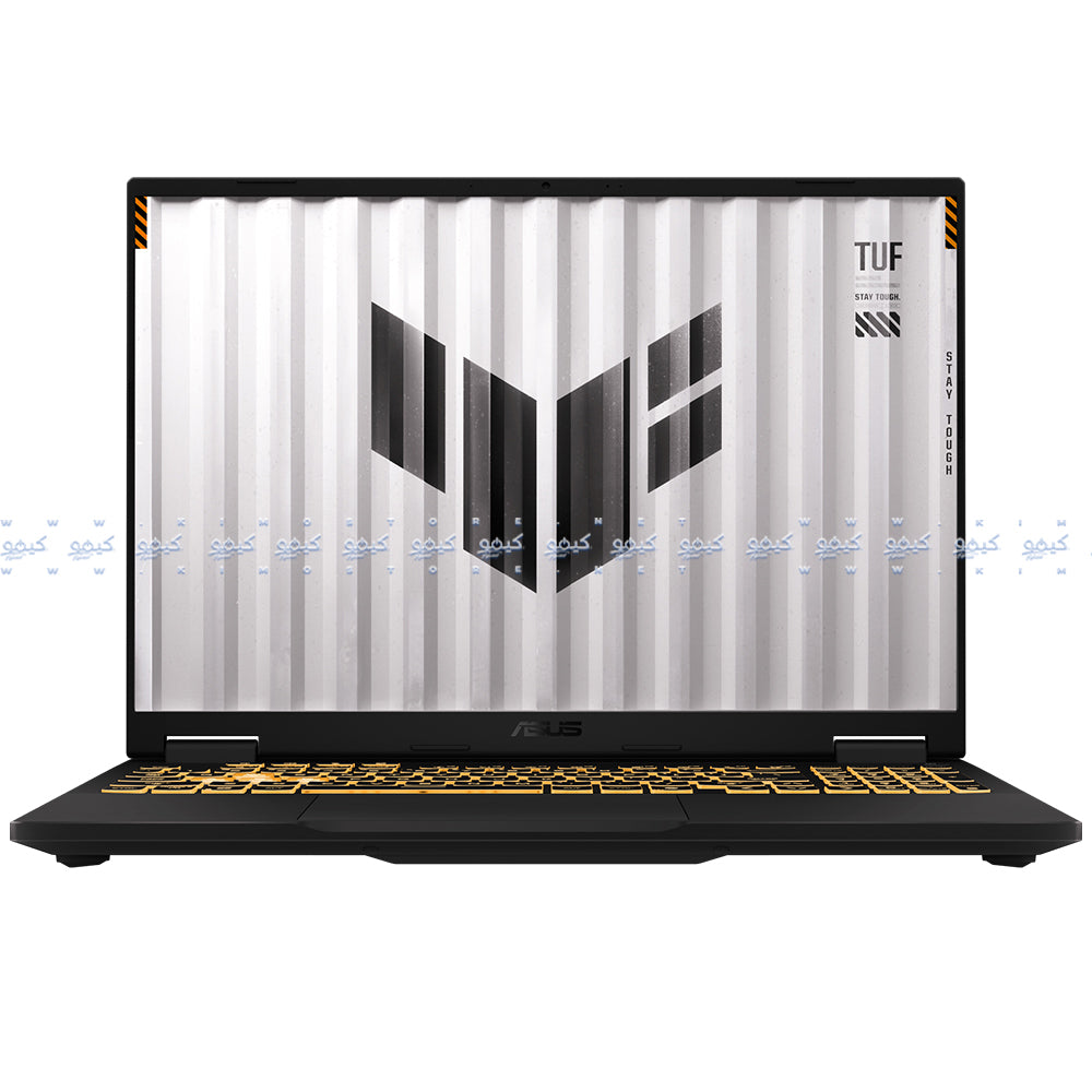 لاب توب اسوس TUF Gaming F16  FX608JMR-RV017W (انتل كور 7 -14650HX - رام 16 جيجابايت - هارد 1 تيرابايت M.2 NVMe - نفيديا 8 جيجابايت RTX 5060 - شاشة 16.0 بوصة 165 هرتز WUXGA IPS - ويندوز 11) - رمادي