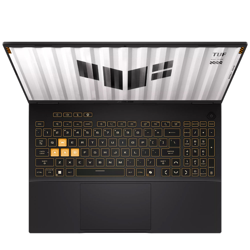ASUS TUF Gaming F16 FX608JMR-RV057W Laptop (Intel Core i7-14650HX - 16GB Ram - M.2 NVMe 512GB - Nvidia RTX 5060 8GB - 16.0 Inch WUXGA IPS 165Hz - Win11) - Jaeger Gray