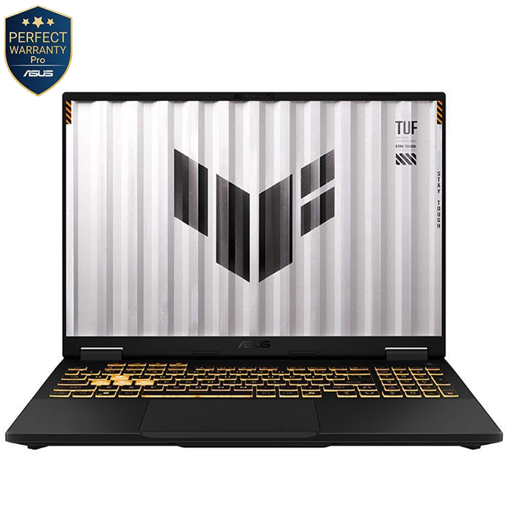 ASUS TUF Gaming F16 FX608JMR-RV057W Laptop (Intel Core i7-14650HX - 16GB Ram - M.2 NVMe 512GB - Nvidia RTX 5060 8GB - 16.0 Inch WUXGA IPS 165Hz - Win11) - Jaeger Gray