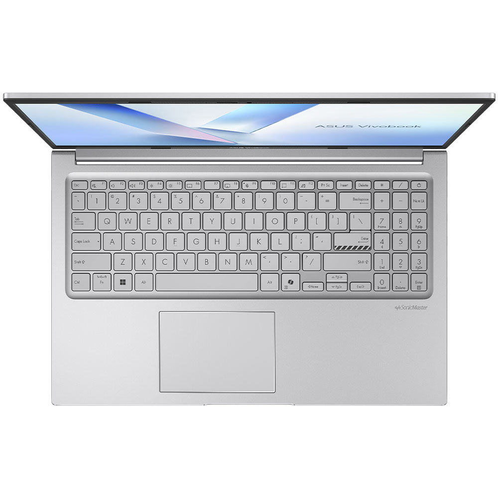 لاب توب اسوس VivoBook 15 X1504VA-BQ857W (انتل كور  7-150U - رام 8 جيجابايت - هارد 512 جيجابايت M.2 NVMe - انتل جرافيكس - شاشة 15.6 بوصة 60 هرتز FHD - ويندوز 11) - فضي 