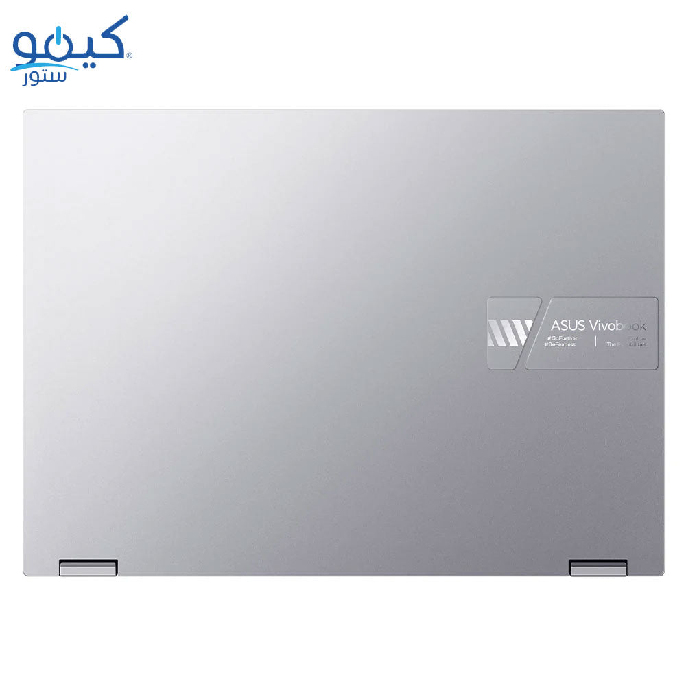 لاب توب اسوس VivoBook S14 Flip TP3402VA-LZ065W (انتل كور i5-13420H - رام 16 جيجابايت - هارد 512 جيجابايت M.2 NVMe - انتل UHD جرافيكس - شاشة 14.0 بوصة 60 هرتز WUXGA IPS تاتش سكرين 360° - ويندوز 11) - فضي