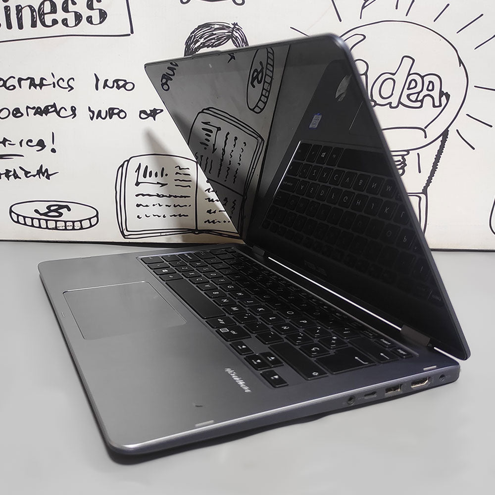 ASUS Vivobook Flip TP410UAR 2In1 Laptop (Intel Core i5-8250U - 8GB DDR4 - M.2 256GB - Intel UHD Graphics 620 - 13.3 Inch FHD Touchscreen 360° - Cam) Original Used