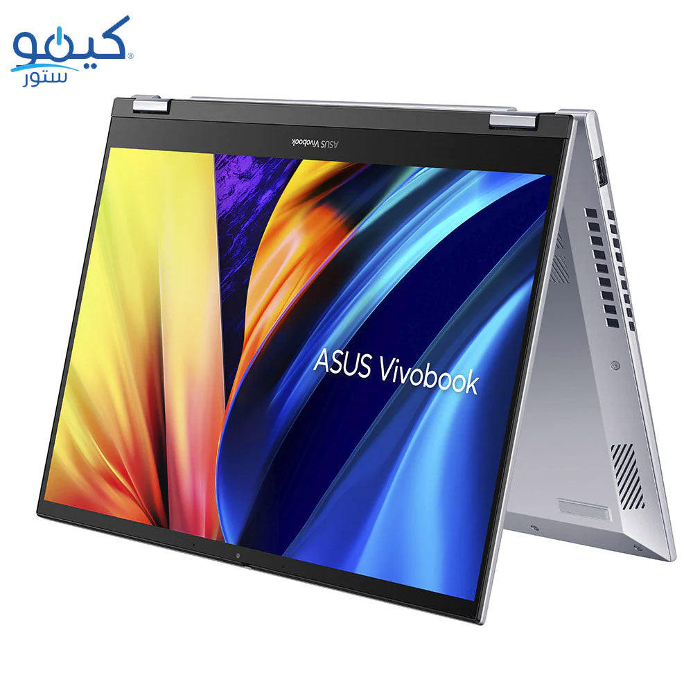 ASUS Vivobook S 14 Flip TN3402YA-LZ007W Laptop (AMD Ryzen 7-7730U - 8GB Ram - M.2 NVMe 512GB - AMD Radeon Graphics - 14.0 Inch WUXGA IPS Touchscreen 60Hz - Stylus ASUS Pen - Win11) - Silver