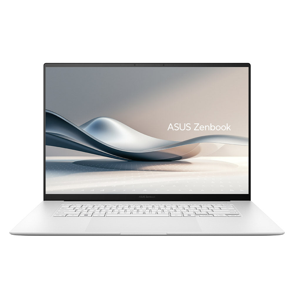 ASUS Zenbook S16 UM5606WA-RJ288W Laptop ((AMD Ryzen AI 9 HX 370 - 32GB Ram - M.2 NVMe 2TB - AMD Radeon 890M Graphics - 16.0 Inch 3K OLED 120Hz - Win11) - Scandinavian White