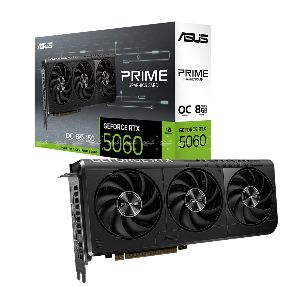 كارت شاشة اسوس PRIME GeForce RTX 5060 OC 8GB GDDR7