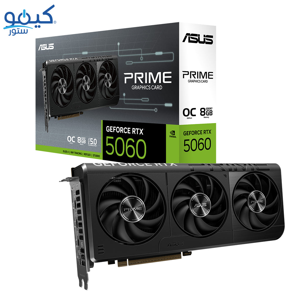 ASUS PRIME GeForce RTX 5060 OC 8GB GDDR7 Graphics Card