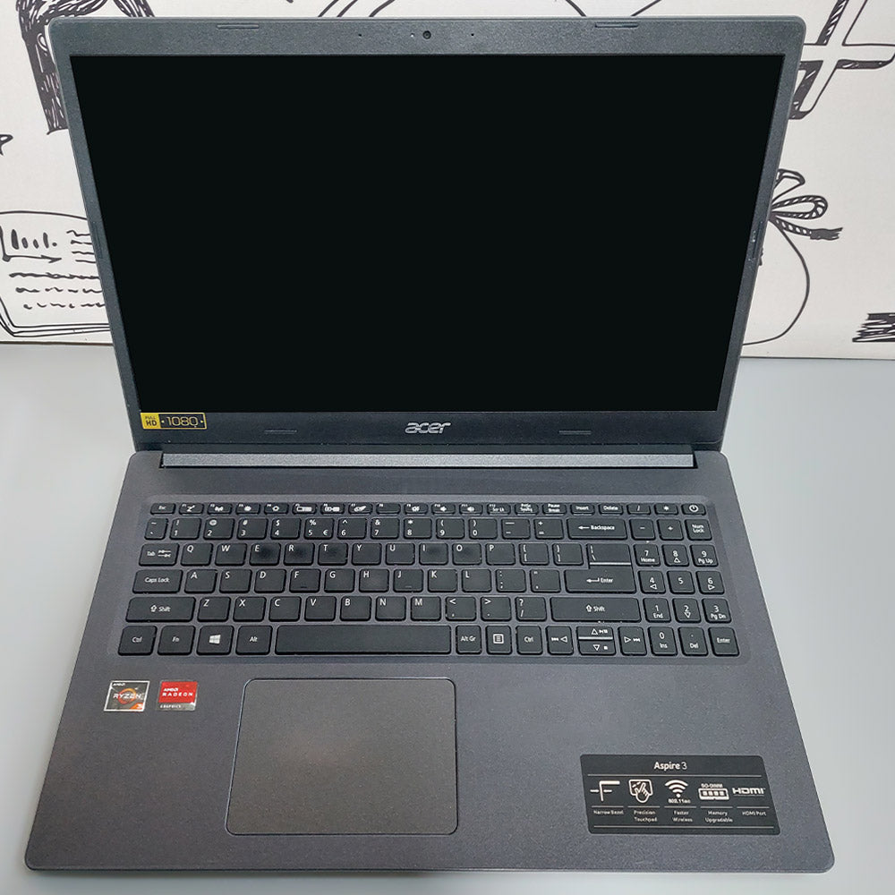 لاب توب ايسر Aspire 3 A315-23 (اى ام دى رايزن 3 3250U - رام 8 جيجابايت DDR4 - هارد 128 جيجابايت M.2 - اى ام دى راديون فيجا 3 جرافيكس 2 جيجابايت - شاشة 15.6 بوصة FHD  - كاميرا) استعمال خارج