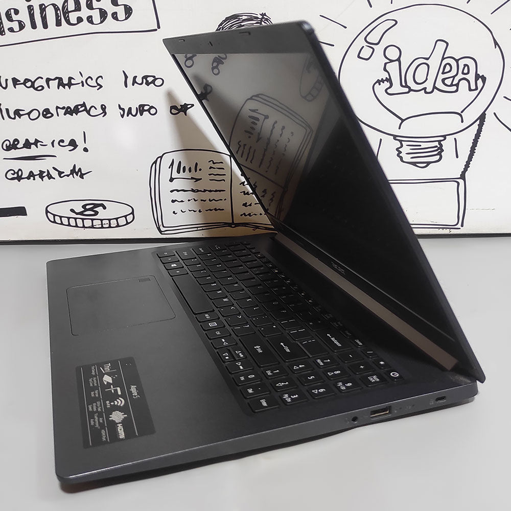 لاب توب ايسرAspire 5 A515-56 (انتل كور i5-1135G7 - رام 8 جيجابايت DDR4 - هارد 500 جيجابايت SSD - انتل Iris Xe جرافيكس - شاشة 15.6  بوصة FHD - كاميرا) استعمال خارج