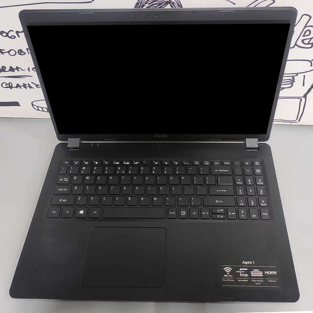 Acer Aspire A315-56 Laptop (Intel Core i3-1005G1 - 8GB DDR4 - M.2 MVMe 256GB - Intel UHD Graphics - 15.6 Inch FHD - Cam) Original Used