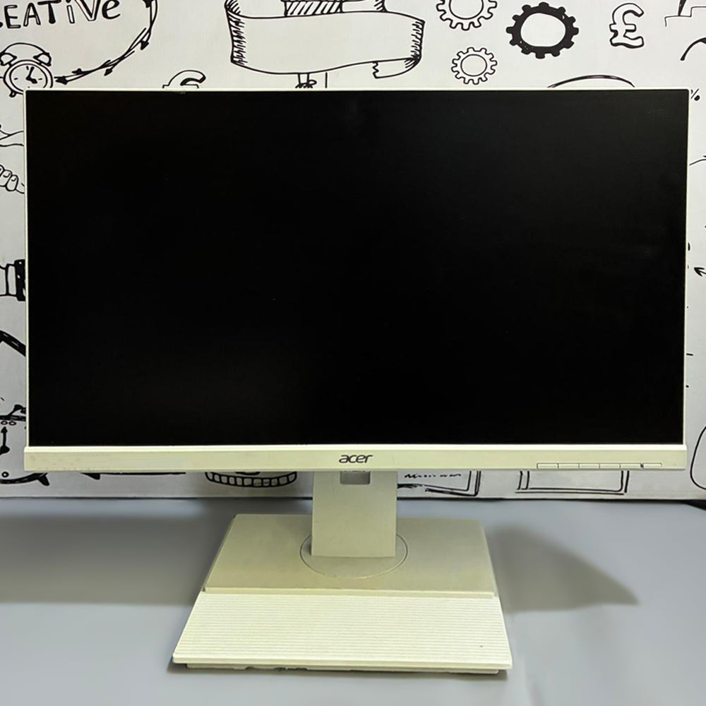 Acer B246HYL White 24 Inch IPS LED FHD HDMI Frameless Monitor