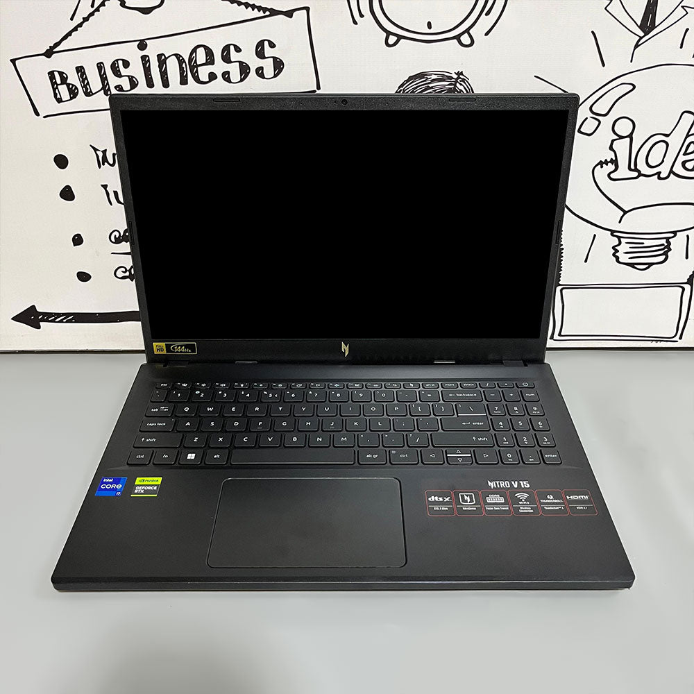 Acer Nitro ANV15-51 Laptop (Intel Core i7-13620H - 16GB DDR5 - M.2 NVMe 512GB - Nvidia Geforce RTX 2050 4GB - 15.6 Inch FHD 144Hz - Cam) Open Box