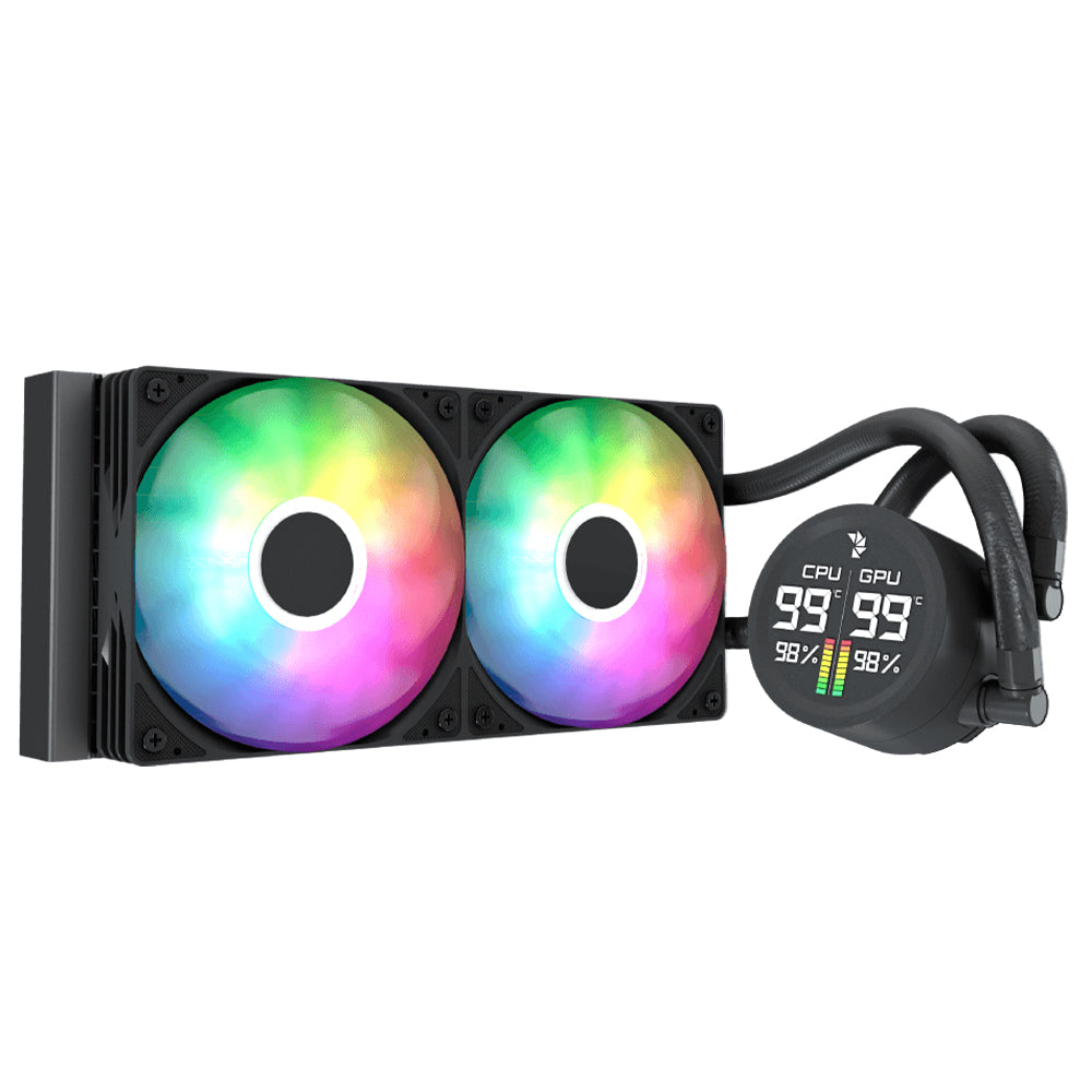 نظام تبريد مائي للبروسيسور أيروكول Abyss L240R Digi ARGB AIO