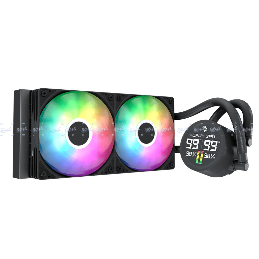 AeroCool Abyss L240R Digi ARGB AIO CPU Liquid Cooler