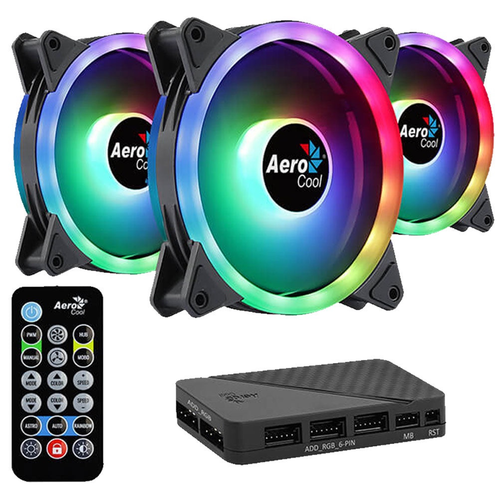 AeroCool Duo 12 Pro ARGB Triple Case Fan Kit