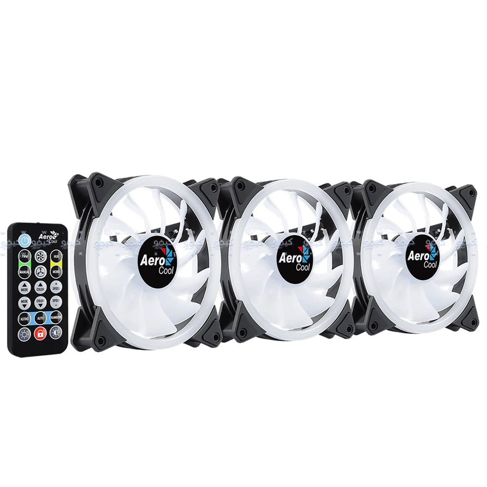 مروحة كيسه ايروكول 3 قطع  Duo 12 Pro ARGB