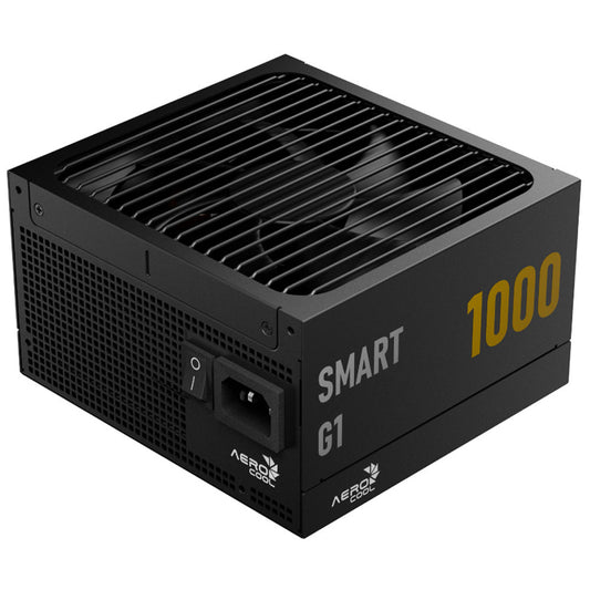 Aerocool SMART G1 1000W 80 PLUS Gold Certified Power Supply - Black