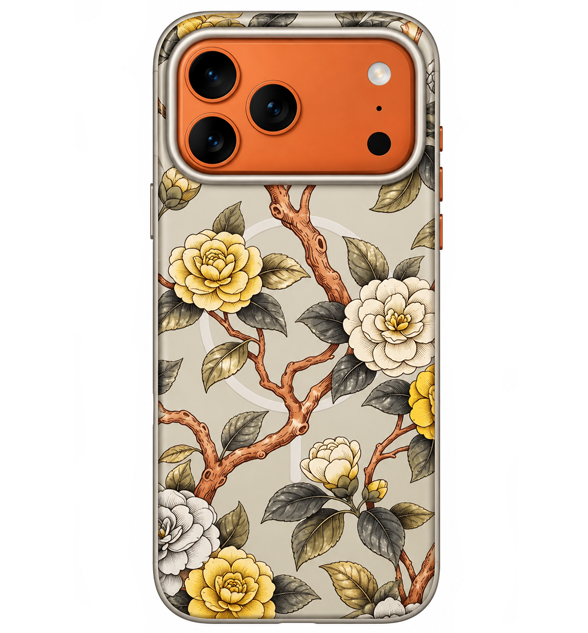 Aesthetic Flowers Cover iPhone 17 Pro Max