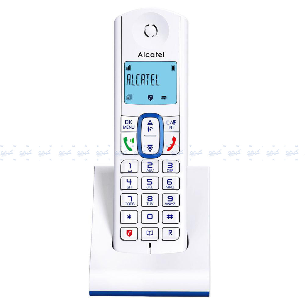 Alcatel F630 Cordless Telephone - White x Blue