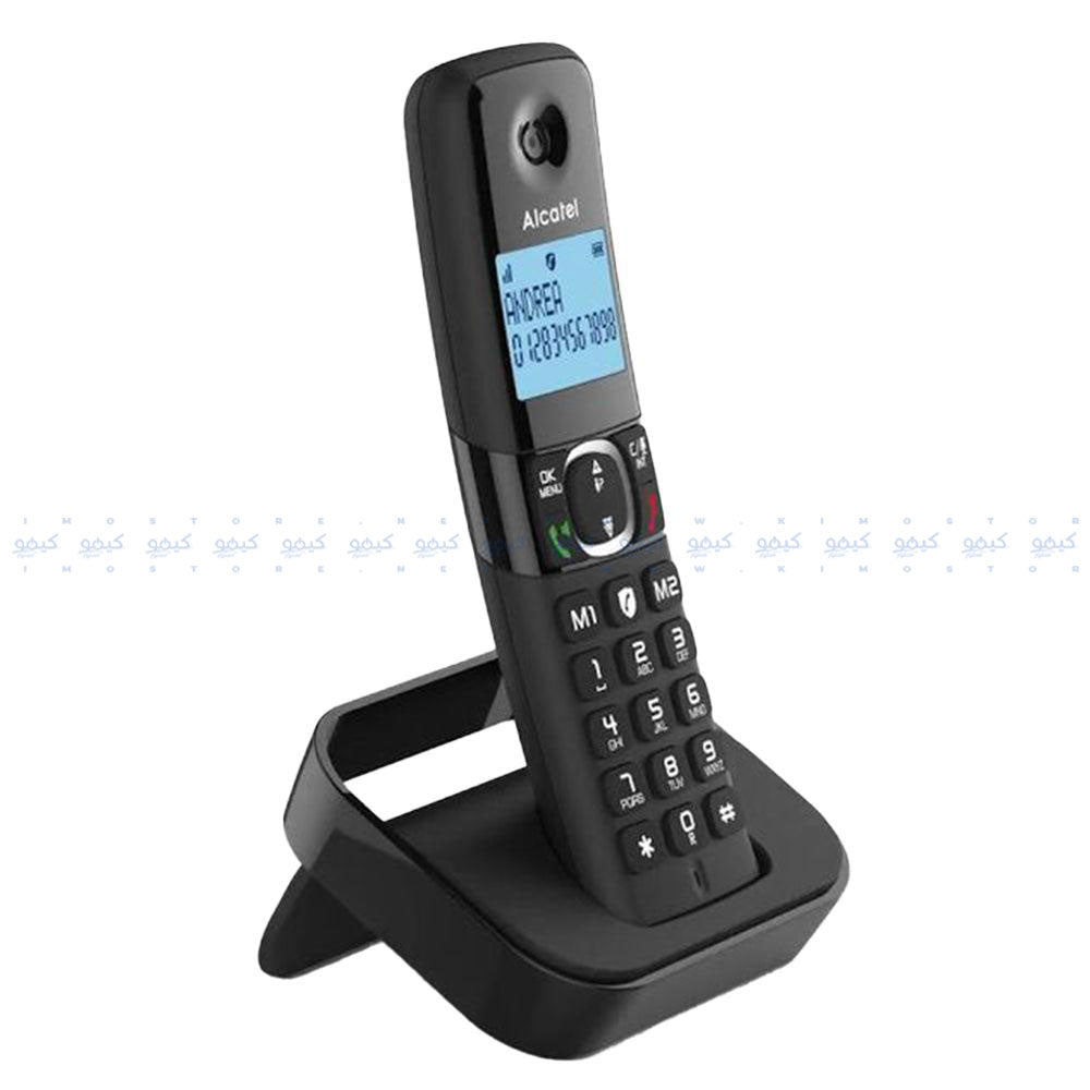 تليفون أرضى لاسلكى الكاتيل F860 - أسود